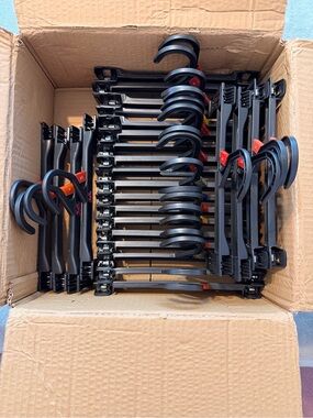 Black Plastic Pants Hangers - Lot